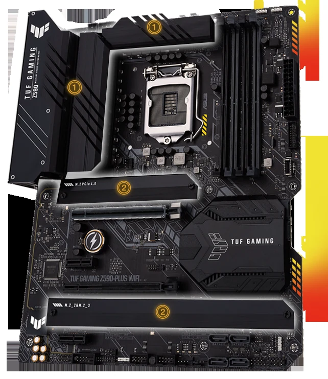 Mainboard ASUS TUF GAMING Z590-PLUS WIFI - LGA 1200 - NEW