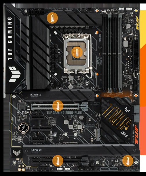 Mainboard ASUS TUF Gaming Z690-Plus - 4 Khe RAM DDR5 - LGA 1700 - NEW