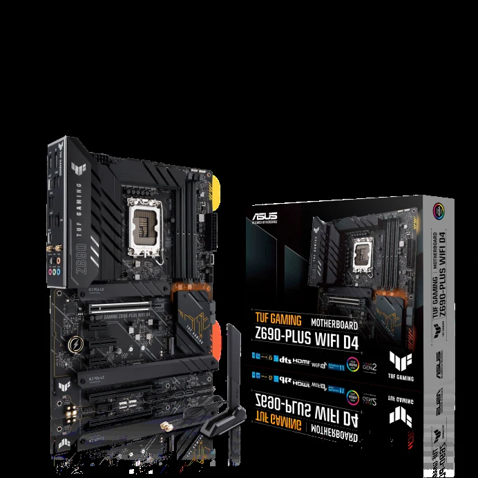Mainboard ASUS TUF Gaming Z690-Plus WiFi - 4 Khe RAM DDR5 - LGA 1700 - NEW