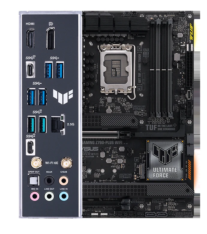 Mainboard ASUS TUF Gaming Z790-Plus - 4 Khe RAM DDR5 - LGA 1700 - NEW