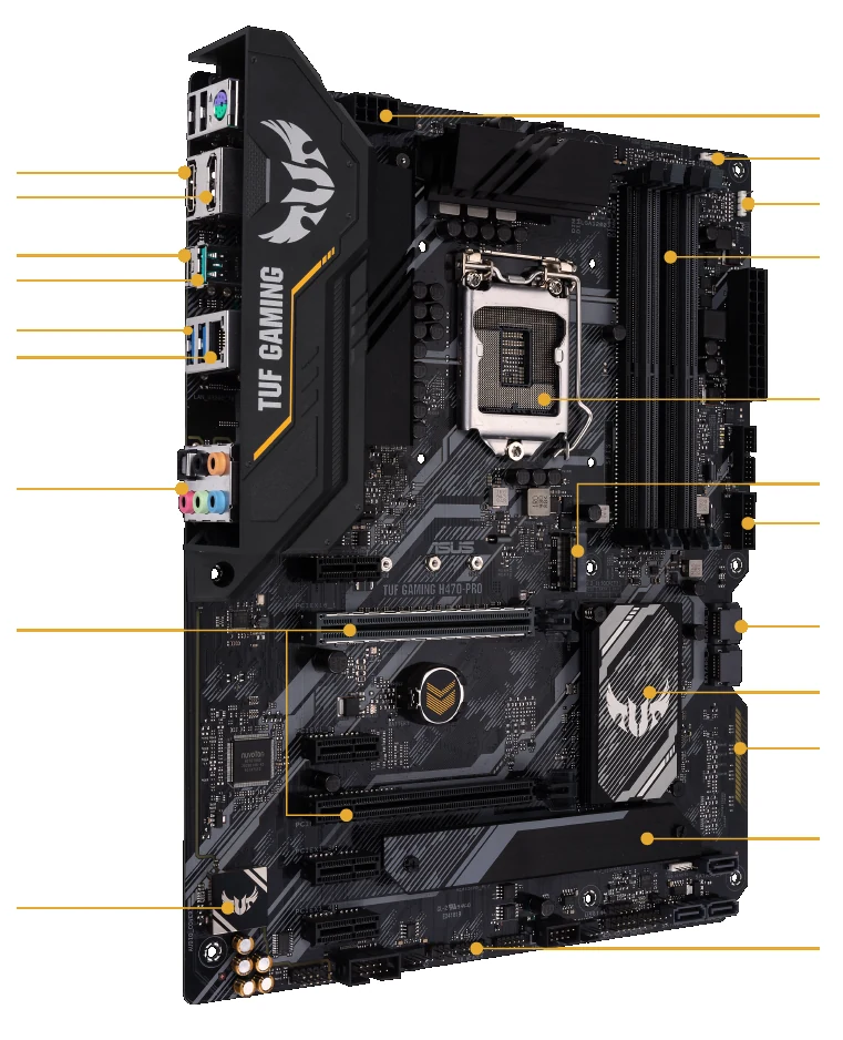 Mainboard ASUS TUF H270-PRO GAMING - LGA 1151 - NEW