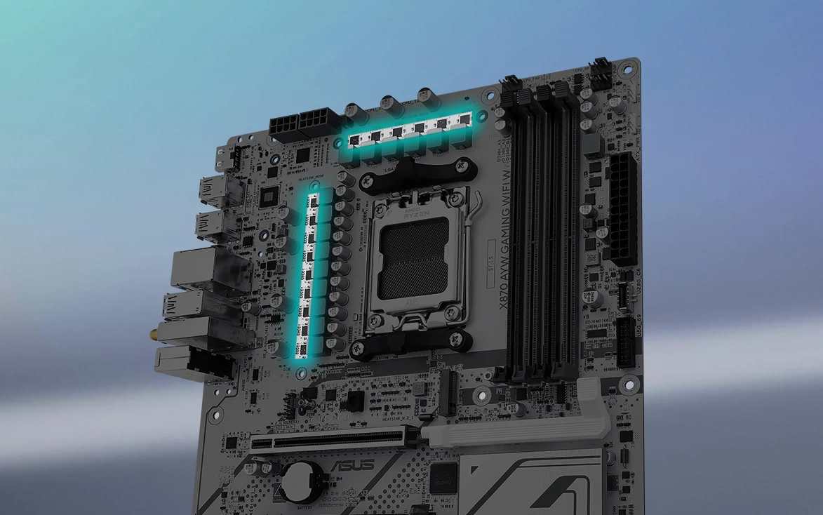 Mainboard ASUS X870 AYW GAMING WIFI W - 4 Khe RAM DDR5 - AM5 - NEW