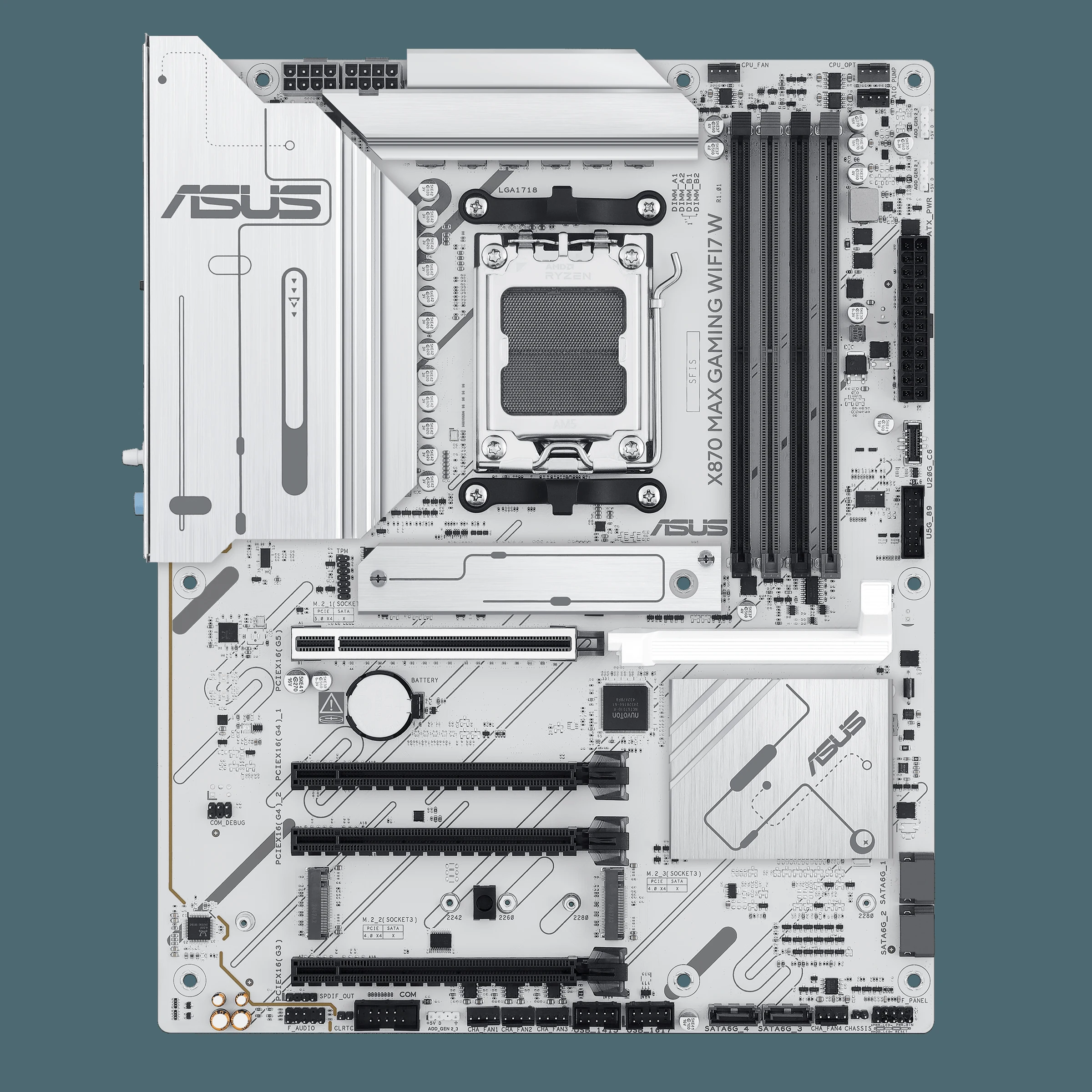 Mainboard ASUS X870 MAX GAMING WIFI7 - 4 Khe RAM DDR5 - AM5 - NEW