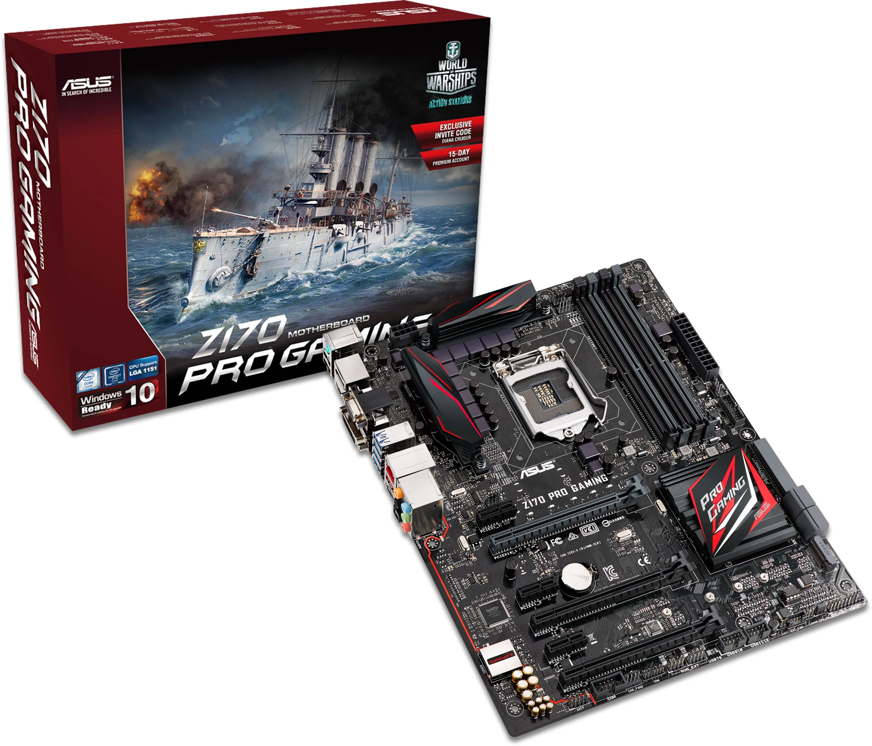 Mainboard ASUS Z170-P D3 - LGA 1151 - NEW