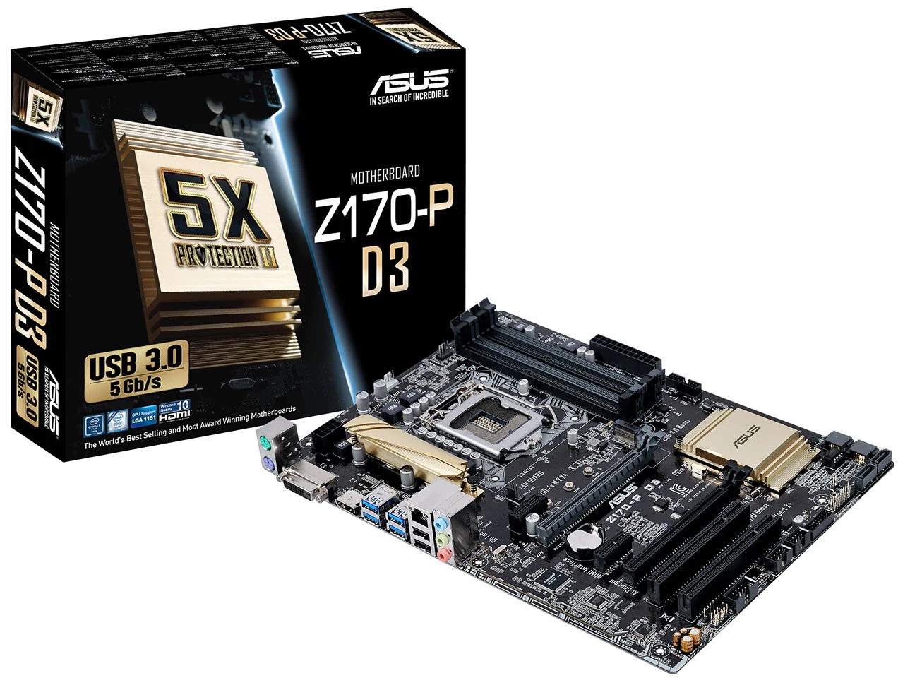 Mainboard ASUS Z170-P - LGA 1151 - NEW