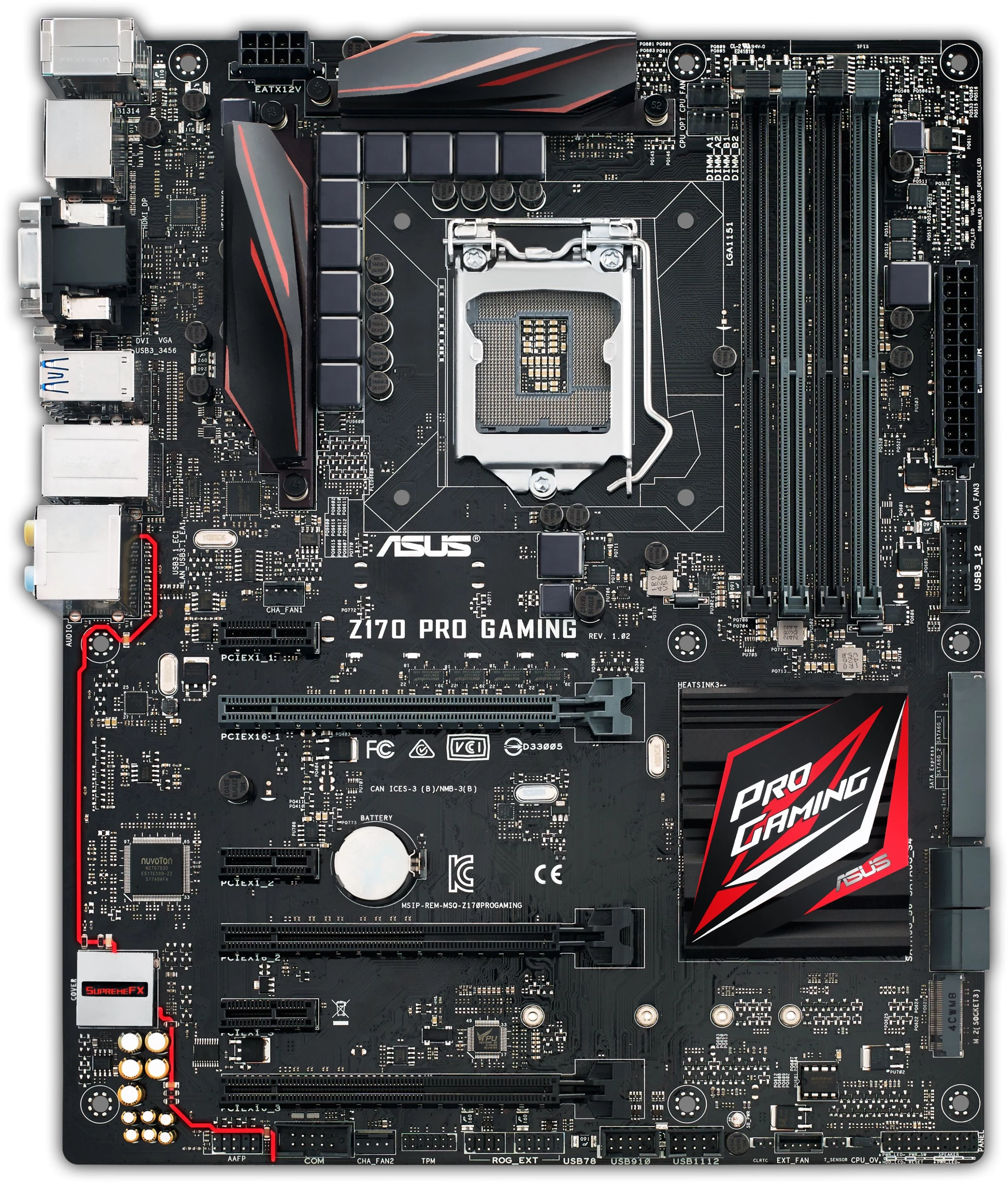 Mainboard ASUS Z170 PRO GAMING - LGA 1151 - NEW