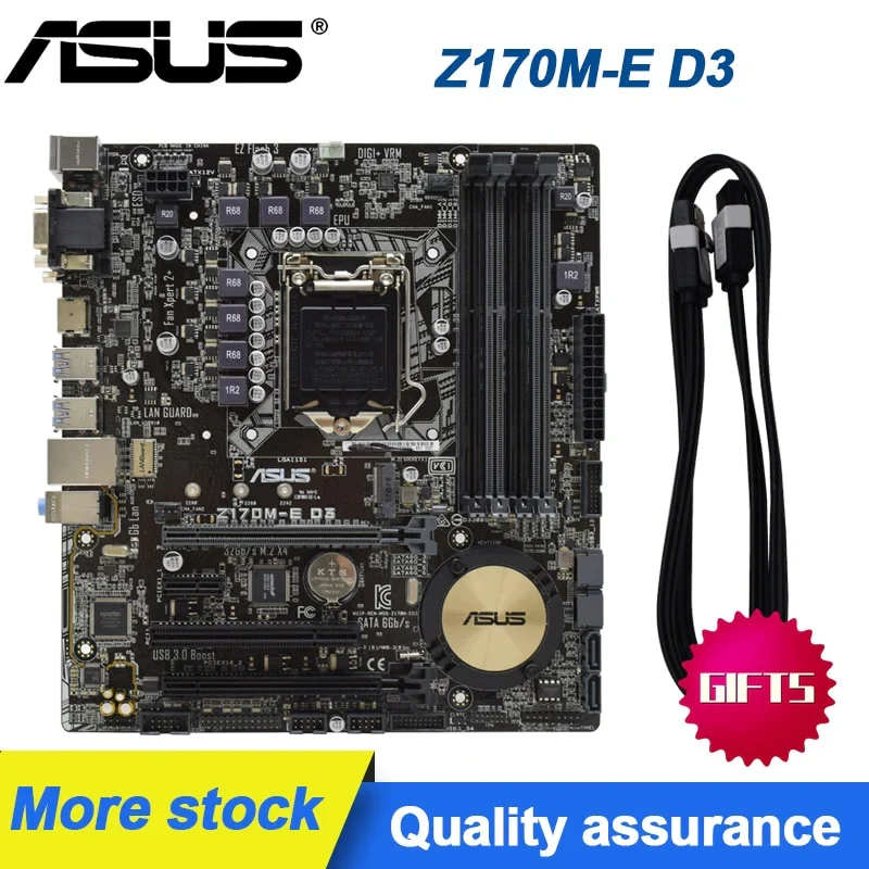 Mainboard ASUS Z170M-E D3 - LGA 1151 - NEW