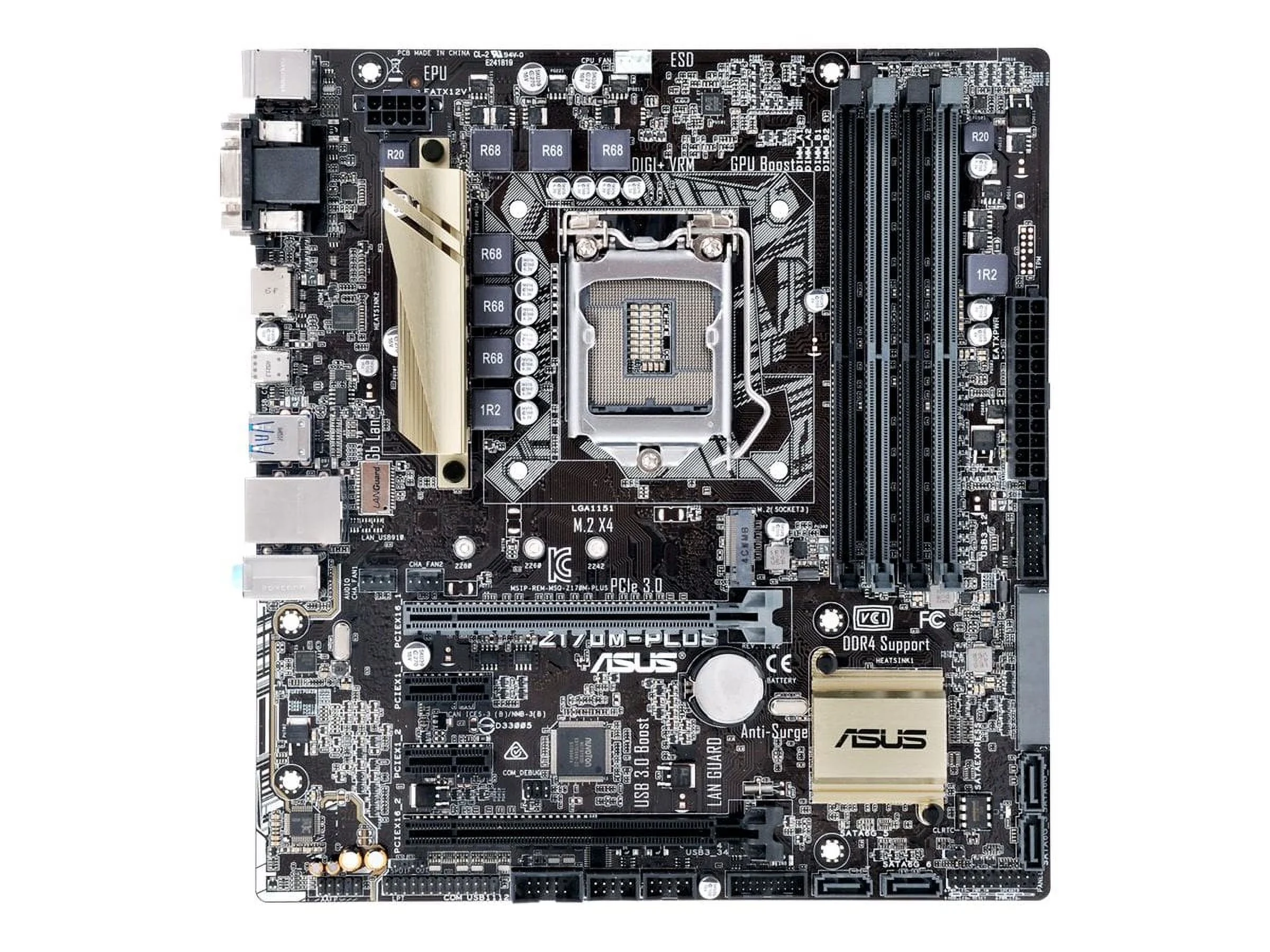 Mainboard ASUS Z170M-PLUS - LGA 1151 - NEW