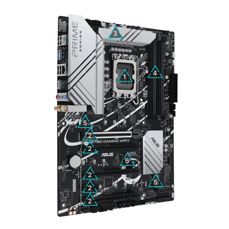 Mainboard ASUS Z790 Gaming WiFi7 - 4 Khe RAM DDR5 - LGA 1700 - NEW