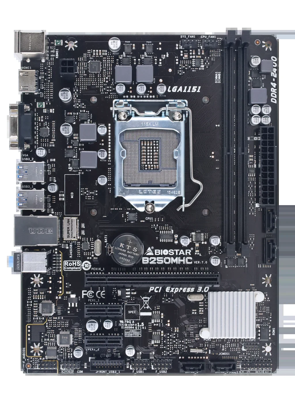 Mainboard Biostar B250MHC