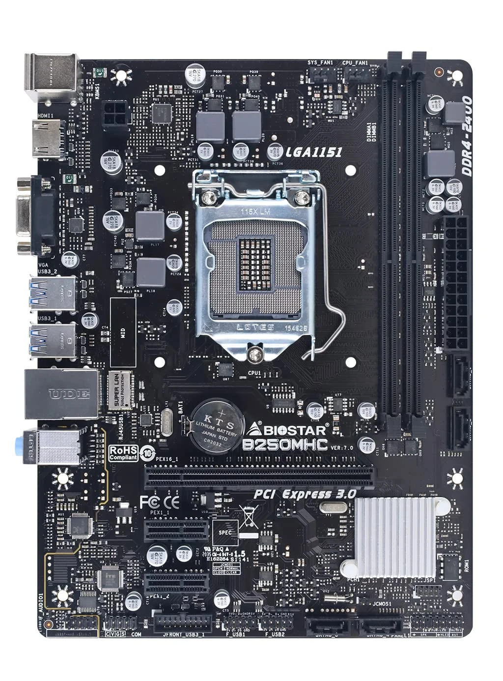 Mainboard Biostar B250MHC