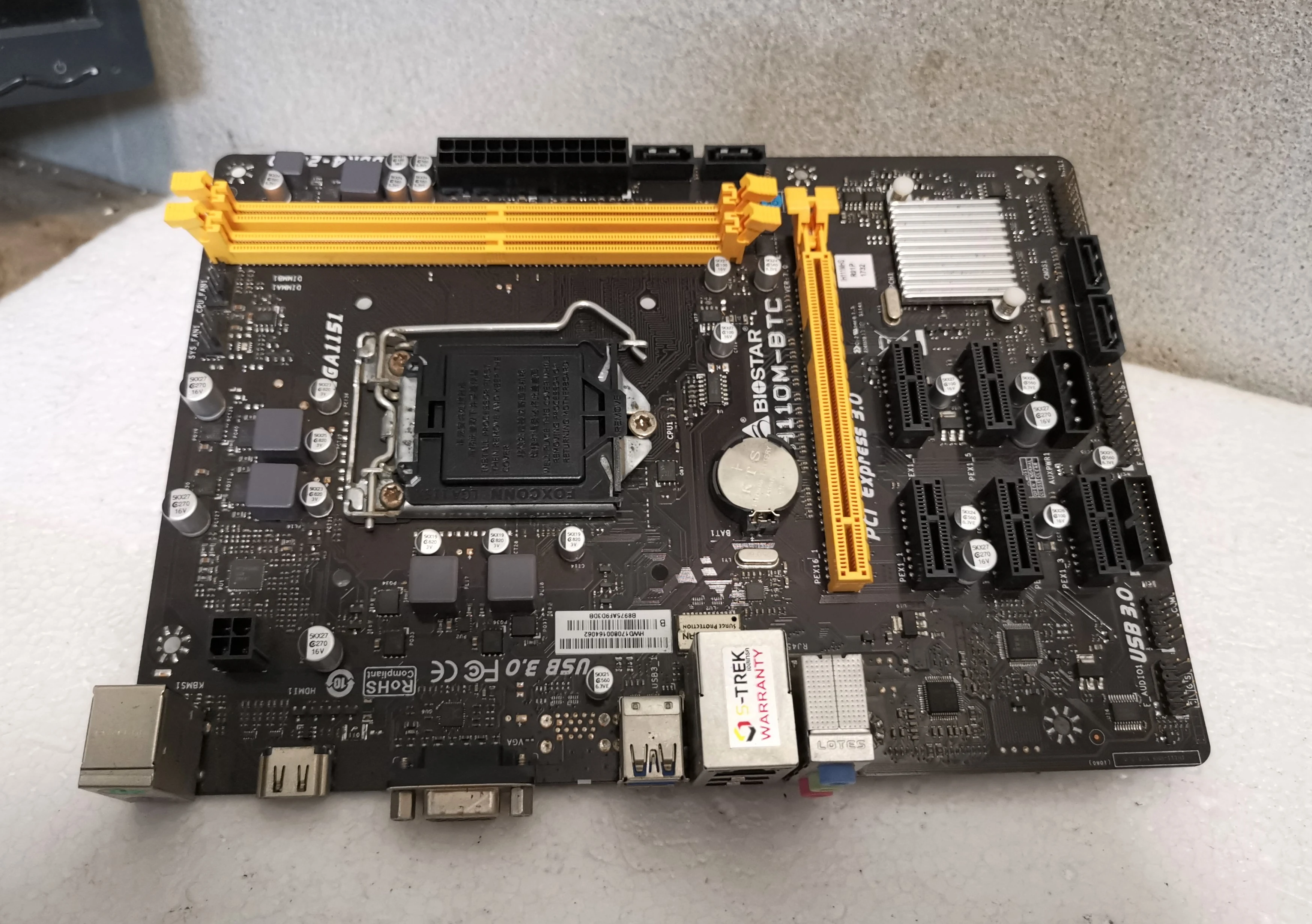 Mainboard Biostar H110M-BTC