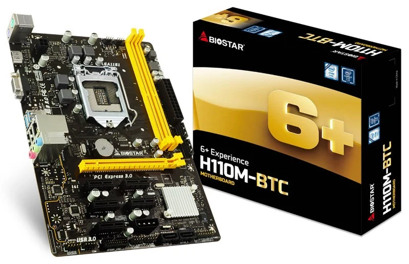 Mainboard Biostar H110M-BTC