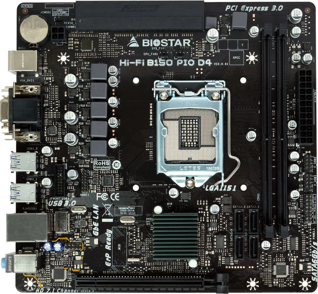 Mainboard Biostar Hi-Fi B150 PIO D4