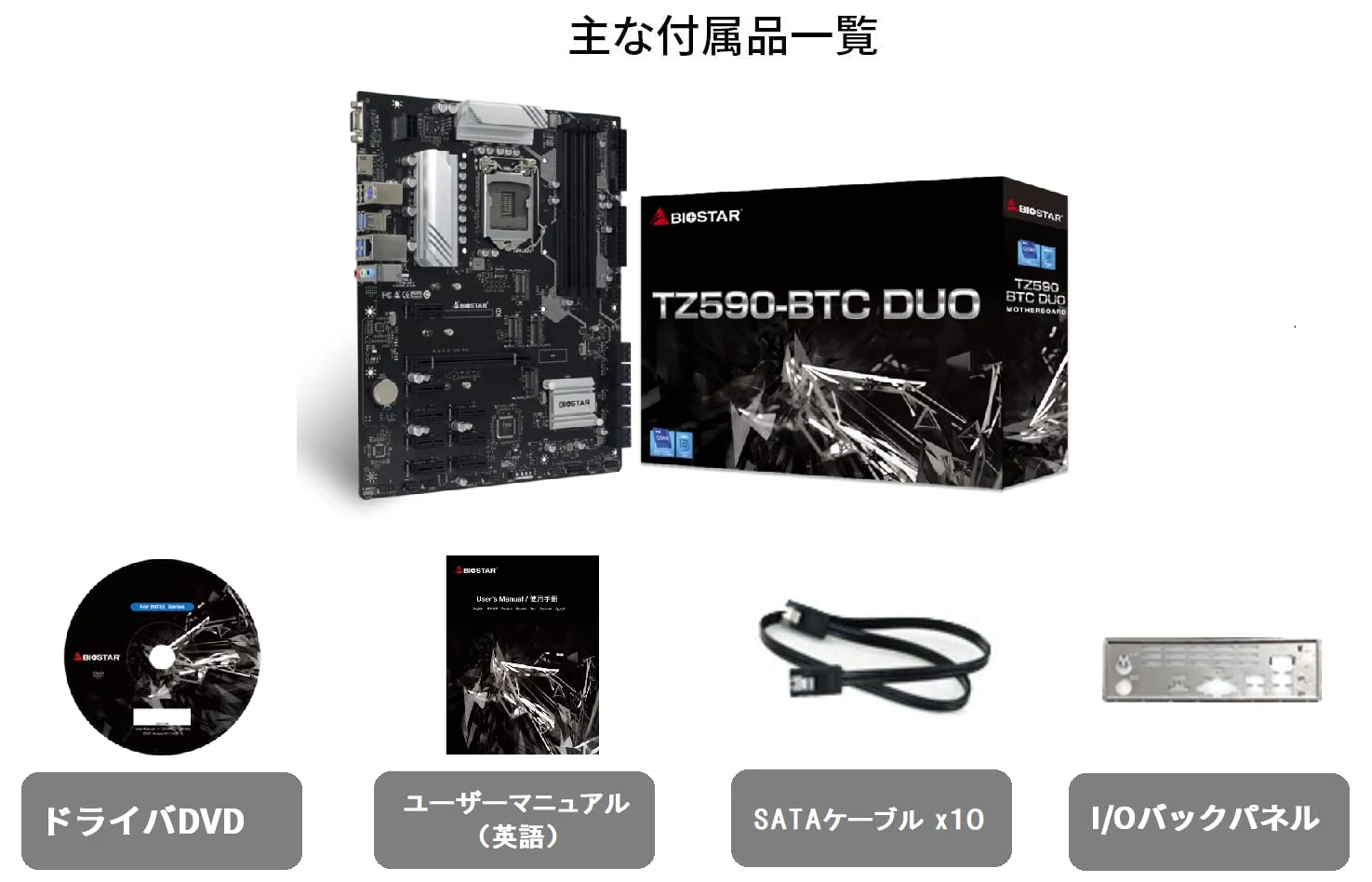 Mainboard Biostar TZ590-BTC DUO