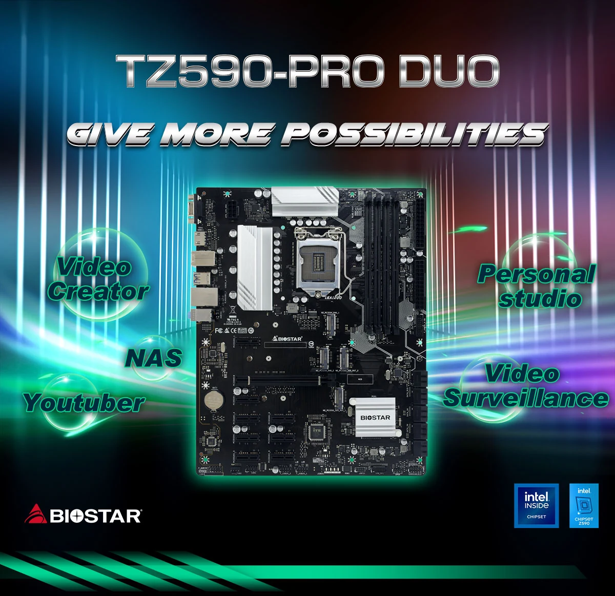 Mainboard Biostar TZ590-PRO DUO
