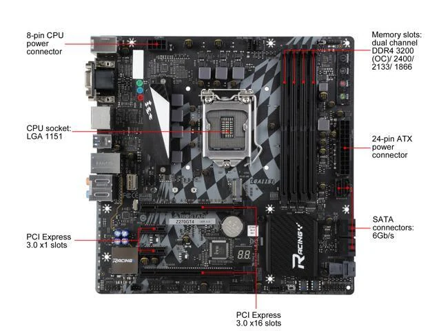 Mainboard Biostar Z270GT4