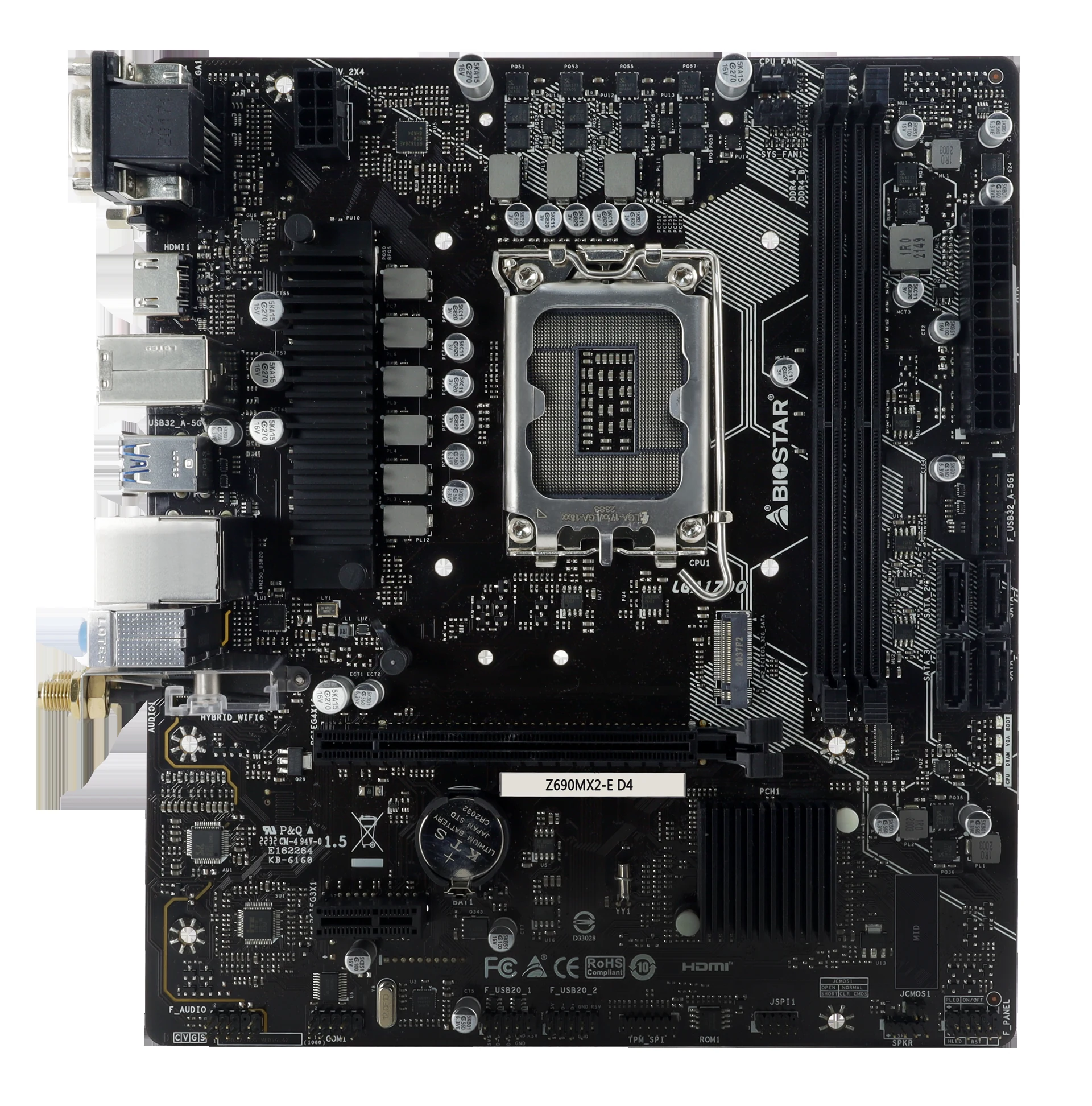 Mainboard Biostar Z690MX2-E D4