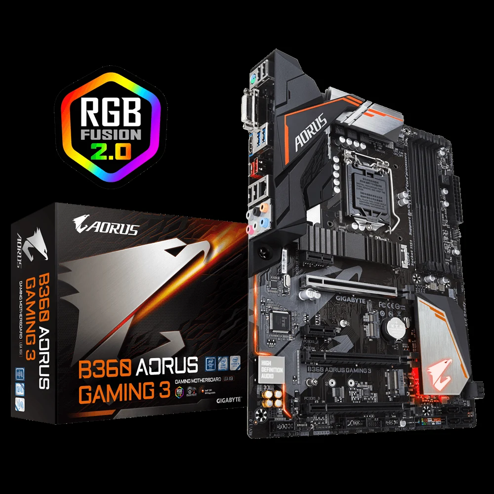 Mainboard Gigabyte B360 AORUS GAMING 3 - LGA 1151 - NEW