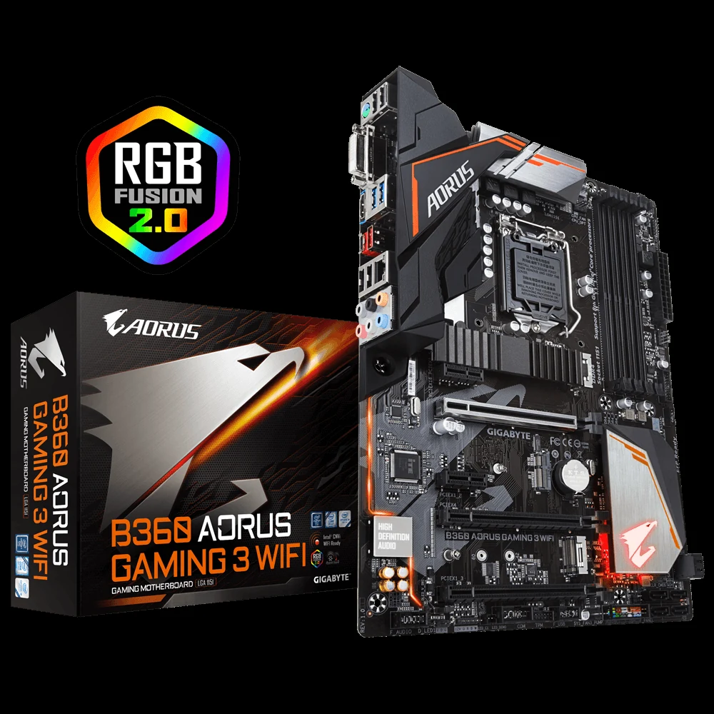 Mainboard Gigabyte B360 AORUS GAMING 3 WIFI - LGA 1151 - NEW