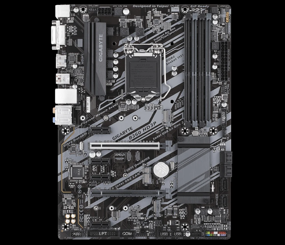 Mainboard Gigabyte B360 HD3P - LGA 1151 - NEW