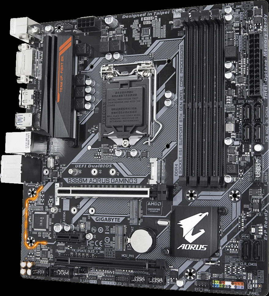Mainboard Gigabyte B360M AORUS GAMING 3 - LGA 1151 - NEW