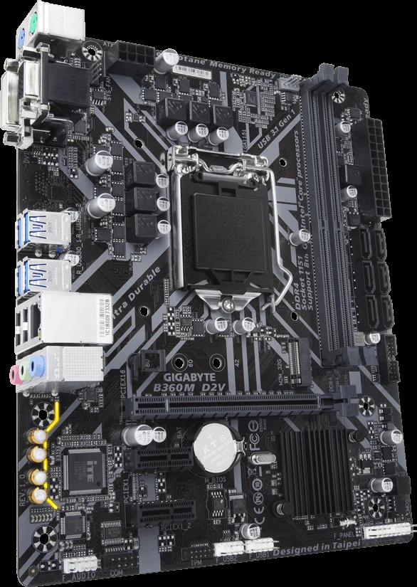 Mainboard Gigabyte B360M D2V - LGA 1151 - NEW