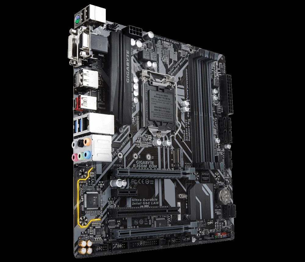Mainboard Gigabyte B360M D3H - LGA 1151 - NEW
