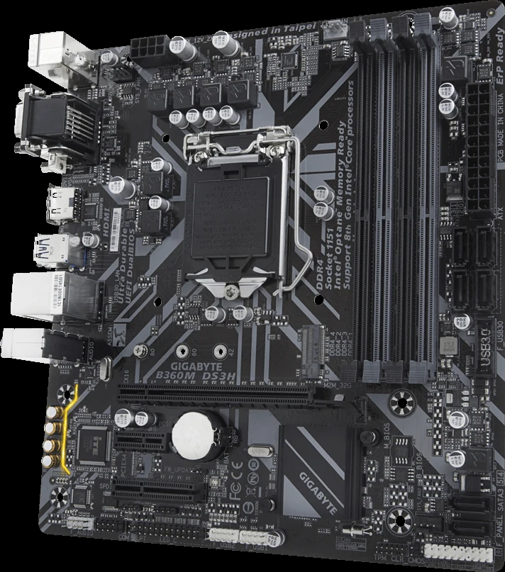 Mainboard Gigabyte B360M DS3H - LGA 1151 - NEW