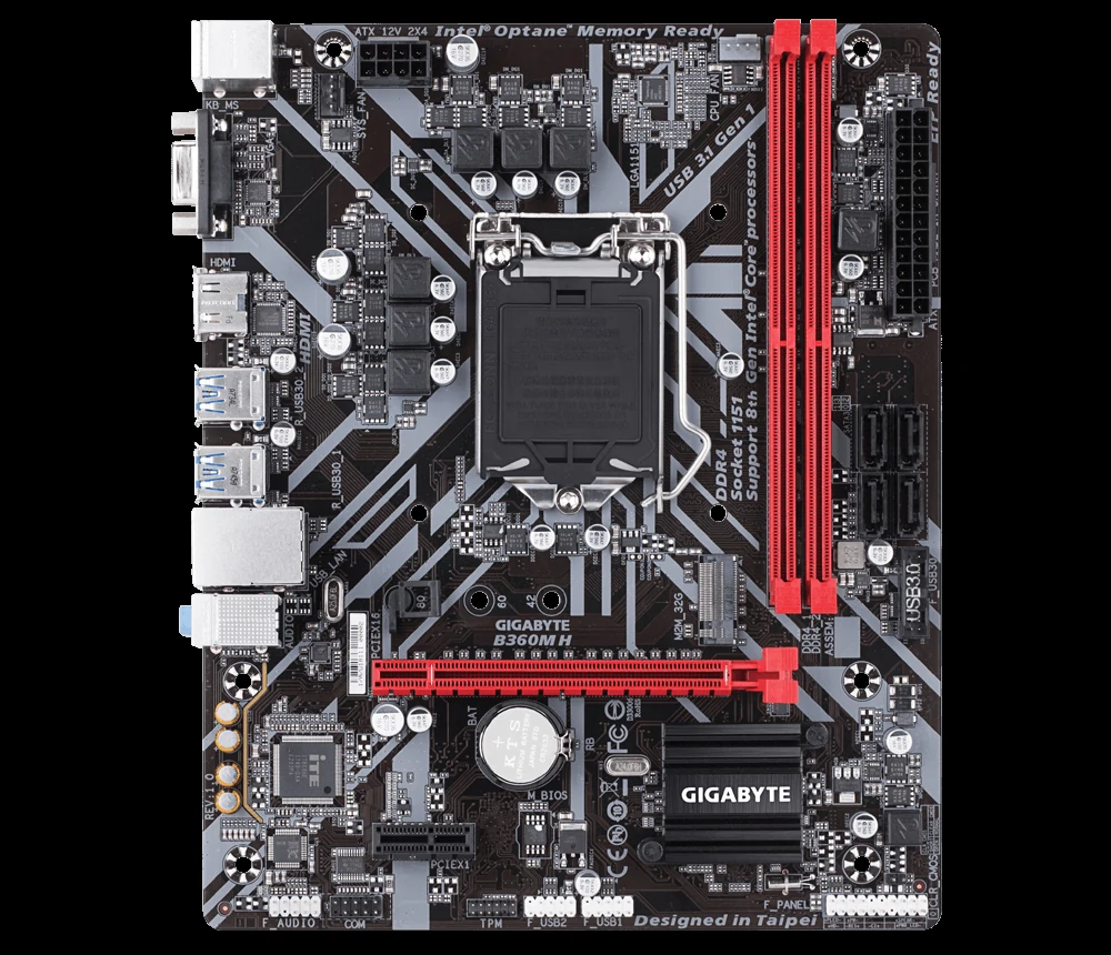 Mainboard Gigabyte B360M H - LGA 1151 - NEW