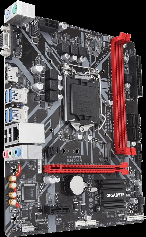 Mainboard Gigabyte B360M H - LGA 1151 - NEW