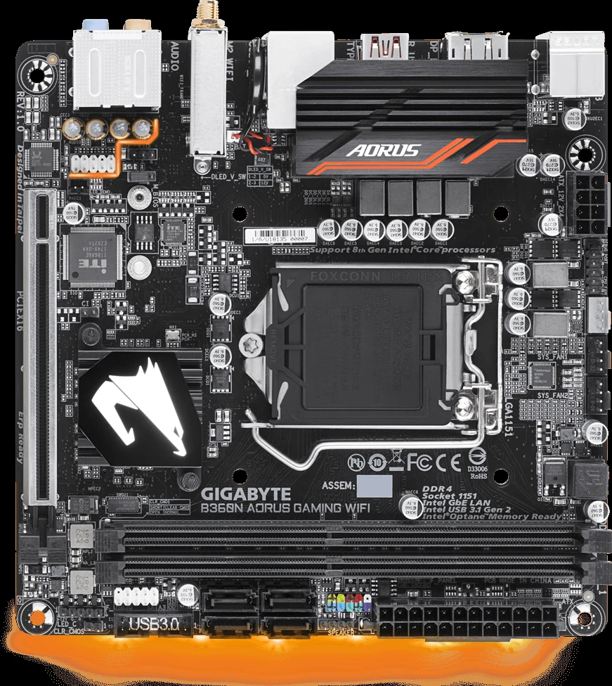 Mainboard Gigabyte B360N WIFI - LGA 1151 - NEW
