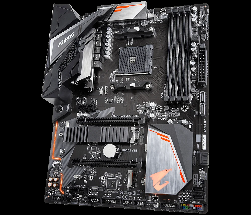 Mainboard Gigabyte B450 AORUS ELITE - AM4 - NEW