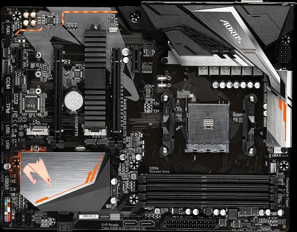 Mainboard Gigabyte B450 AORUS Elite V2 - AM4 - NEW
