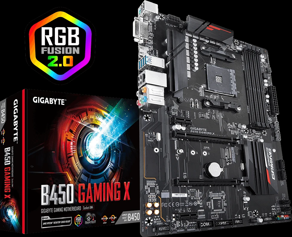 Mainboard Gigabyte B450 Gaming X - AM4 - NEW