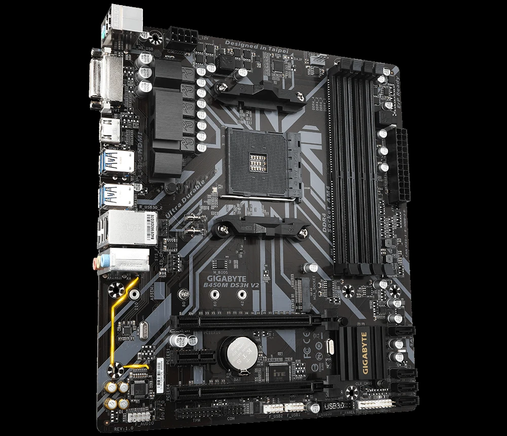 Mainboard Gigabyte B450M DS3H V2 - AM4 - NEW