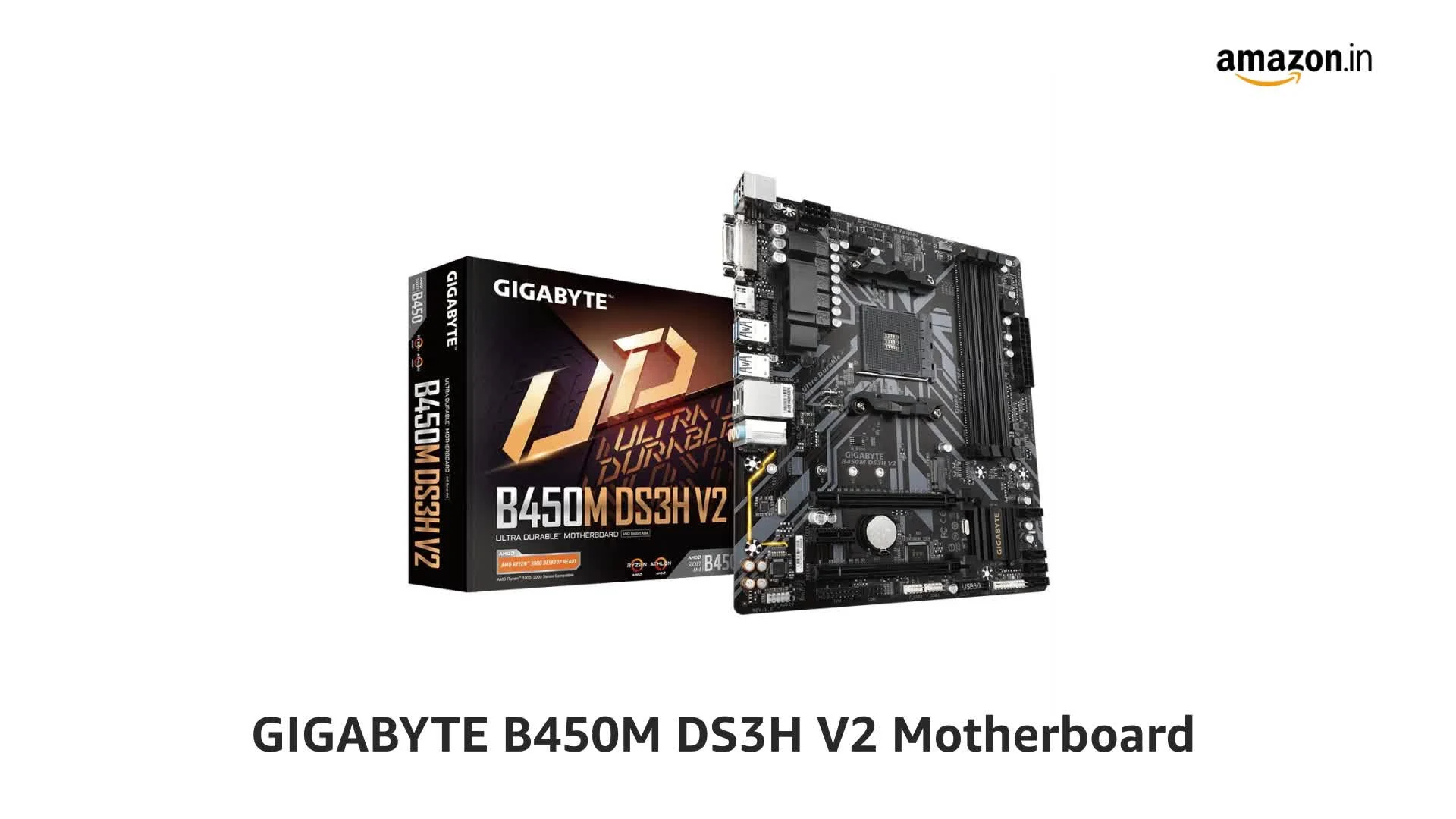 Mainboard Gigabyte B450M DS3H V2 - AM4 - NEW