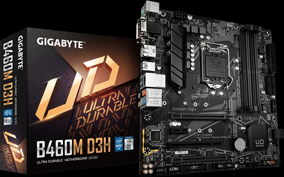 Mainboard Gigabyte B460 D3H - LGA 1200 - NEW