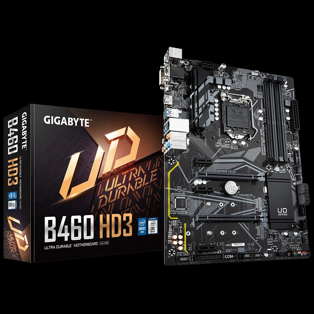 Mainboard Gigabyte B460 HD3 - LGA 1200 - NEW