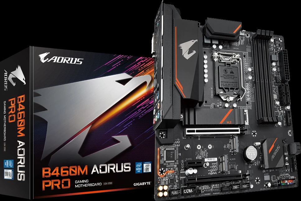 Mainboard Gigabyte B460M AORUS PRO AC - LGA 1200 - NEW