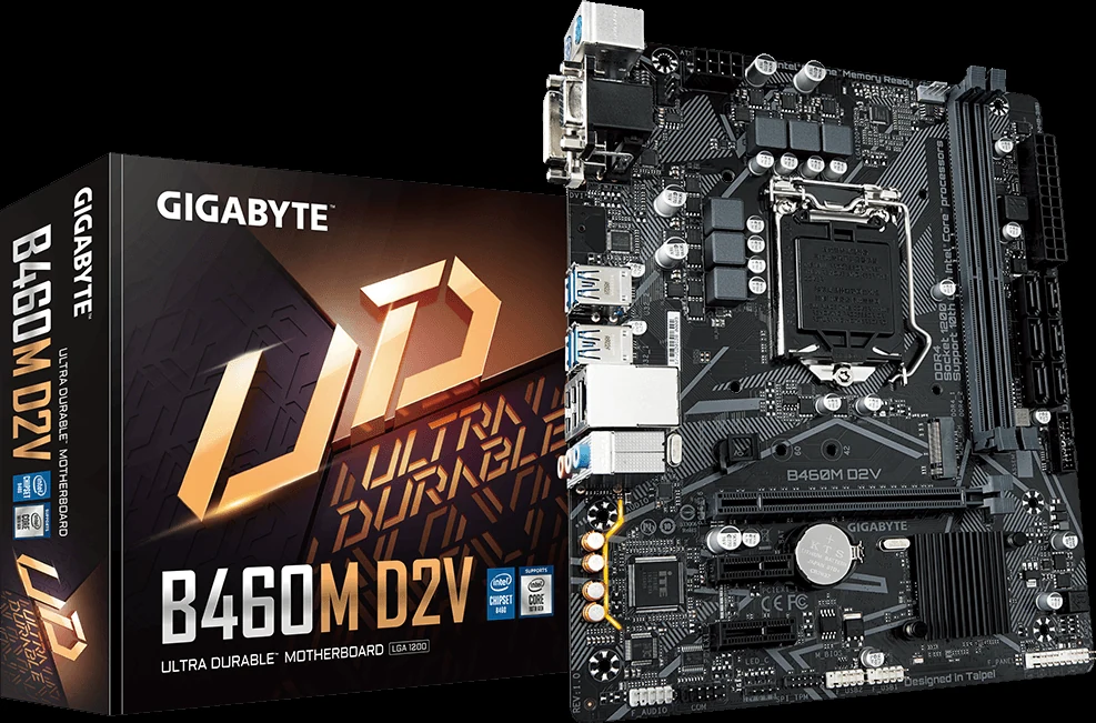 Mainboard Gigabyte B460M D2V - LGA 1200 - NEW