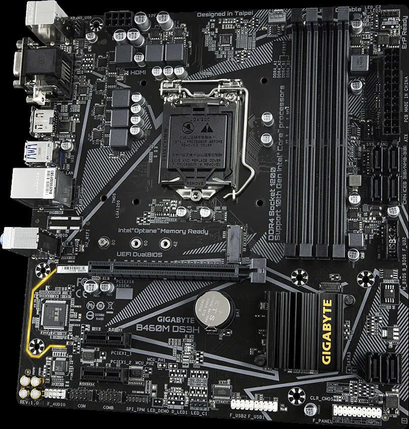 Mainboard Gigabyte B460M D3V - LGA 1200 - NEW