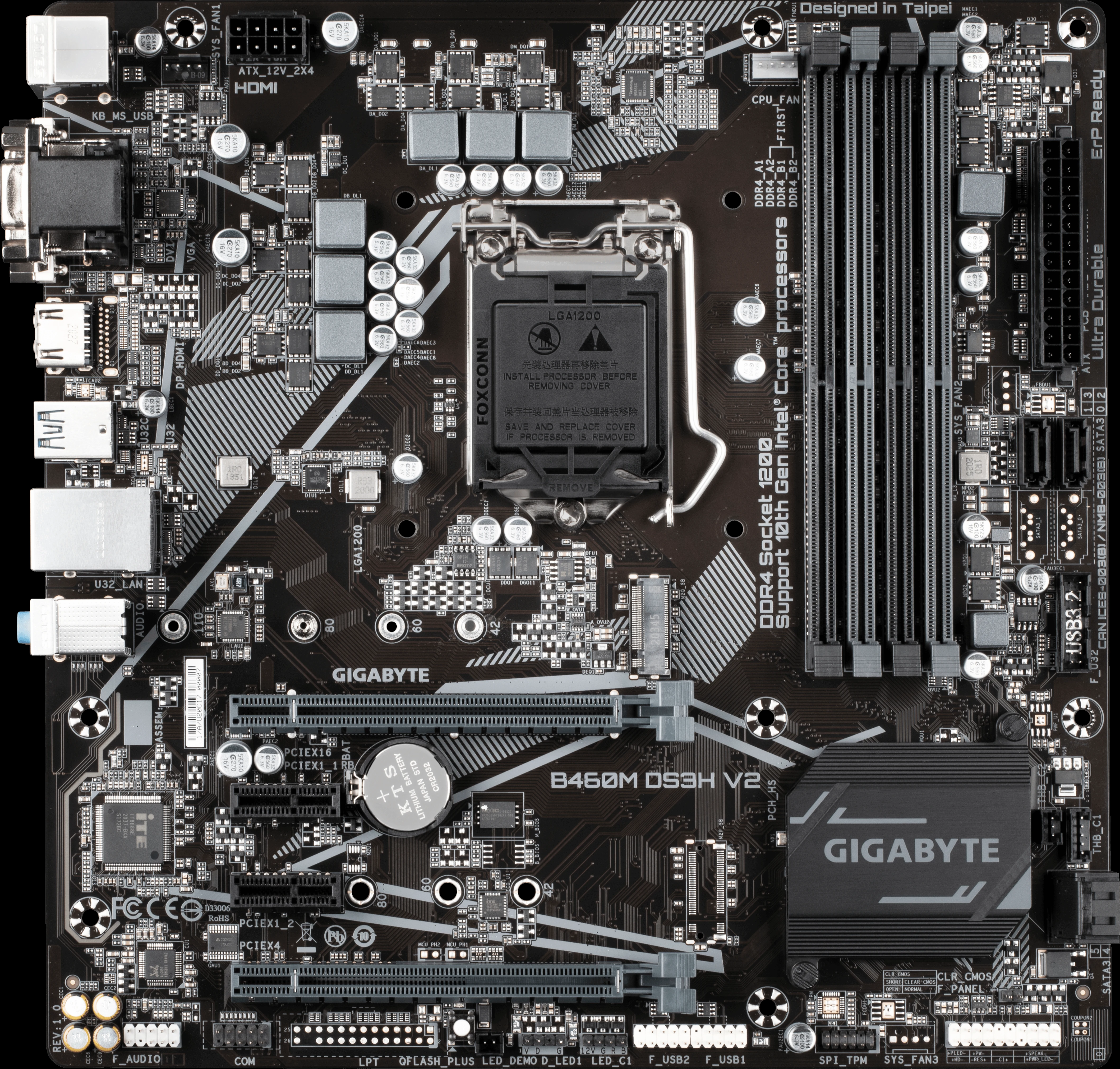 Mainboard Gigabyte B460M DS3H - LGA 1200 - NEW
