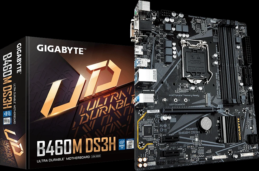 Mainboard Gigabyte B460M DS3H - LGA 1200 - NEW