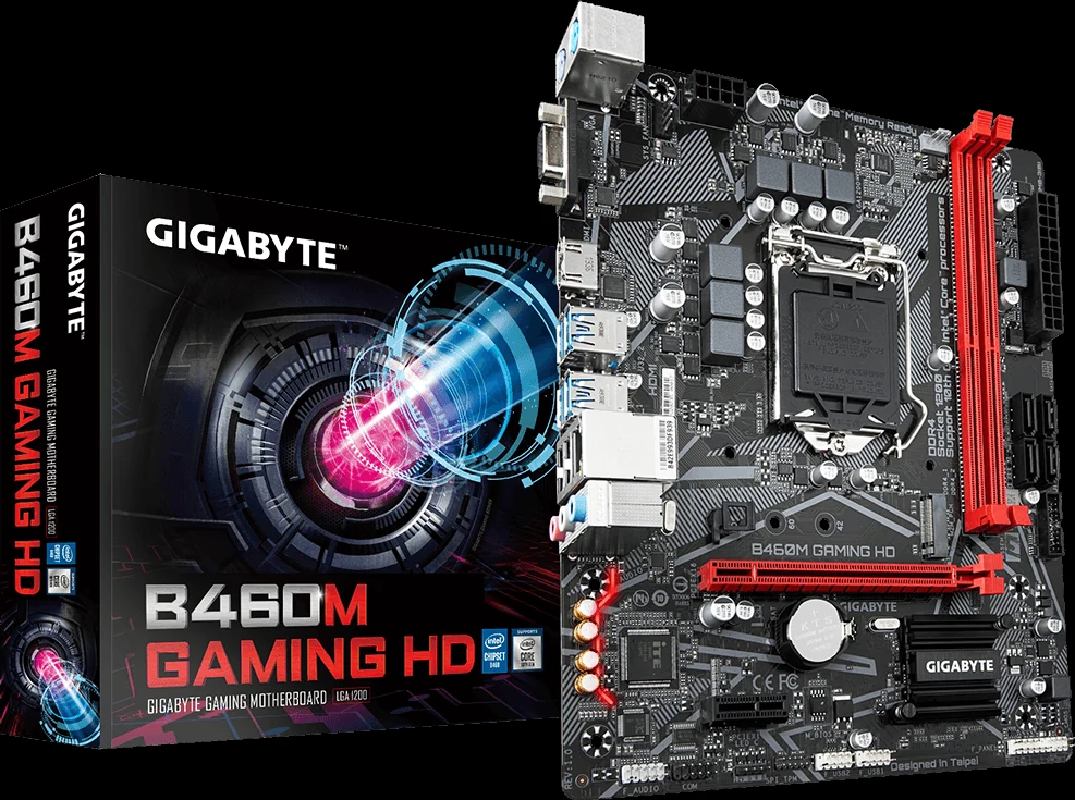 Mainboard Gigabyte B460M GAMING HD - LGA 1200 - NEW