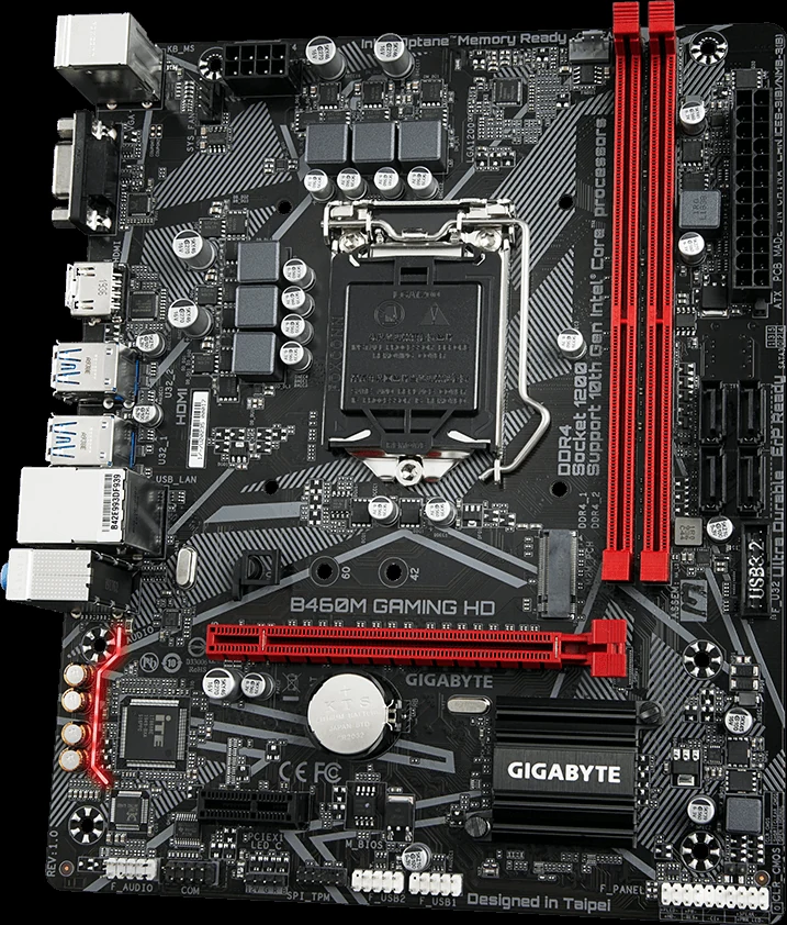 Mainboard Gigabyte B460M GAMING HD - LGA 1200 - NEW