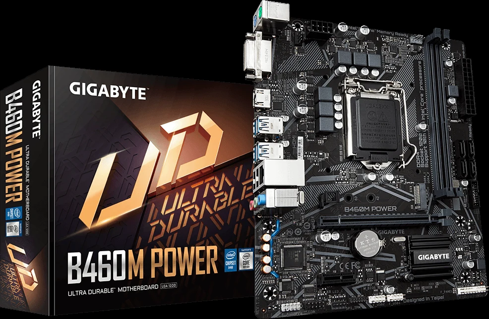 Mainboard Gigabyte B460M POWER - LGA 1200 - NEW