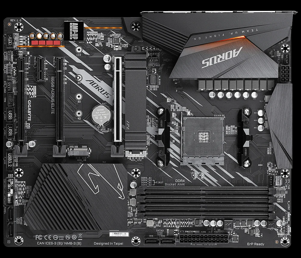 Mainboard Gigabyte B550 AORUS ELITE - 4 Khe RAM DDR4 - AM4 - NEW