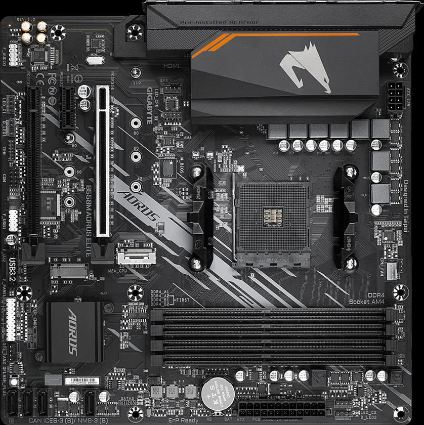 Mainboard Gigabyte B550 AORUS ELITE - 4 Khe RAM DDR4 - AM4 - NEW