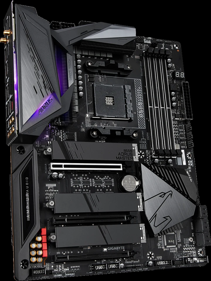 Mainboard Gigabyte B550 AORUS MASTER - 4 Khe RAM DDR4 - AM4 - NEW